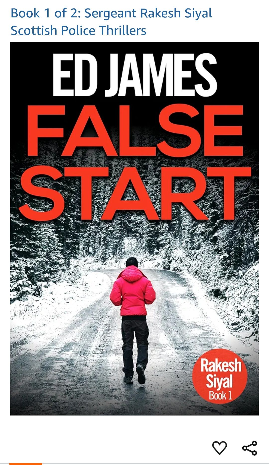 📚Book/ Review📚 False Start by Ed James (Book 1 DS Rakesh Siyal ...